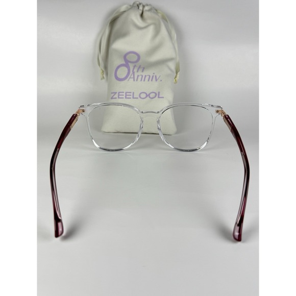 ZEELOOL‎ Eyeglass FRAMES ONLY! Crystal- 48120 C3 54 18-145 - Picture 4 of 8